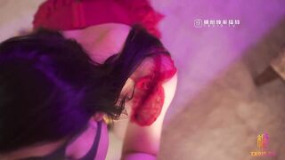 [糖心Vlog] 被鸽的周年庆与酒店先生的激情一夜菜菜 的嫩穴被服务生中出内射 - 桥本香菜