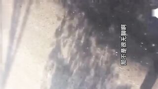 勾搭工地小伙子，小伙太激动没憋住内射了
